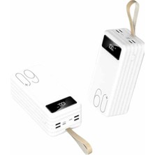 Dekofon Powerbank 60.000 Mah Taşınabilir Şarj Hızlı El Fenerli Dijital Göstergeli