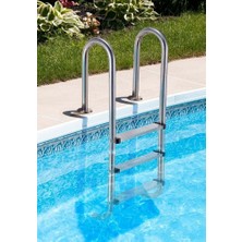 WATERSHUT 5 BASAMAK MURO MODEL HAVUZ MERDİVENİ (FULL PAKET) PASLANMAZ BASAMAK