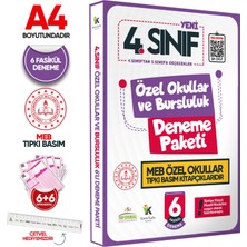 Karakutu Yayınları 4.Sınıf Özel Okullar ve Bursluluk Hazırlık MEB Tıpkı Basım Deneme 6lı Fasikül SETİ