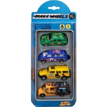 Dekofon Street Machine 4'lü Mini Araçlar