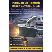 Suga Karavan & Römork Kaplin Güvenlik Kilidi – Yüksek Mukavemetli Çelik – Park ve Seyir Halinde Kullanım
