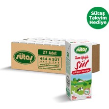 Sütaş Tam Yağlı Süt 200 ml (27 adet)
