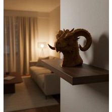 Sb Shopping Dekoratif Gold Ejderha Heykeli Koleksiyonluk Fantastik Tasarım