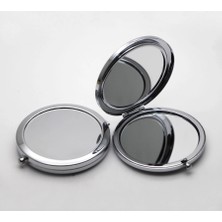Dekofon ﻿promosyon Cep Aynası (Gümüş Renk)
