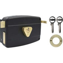 MiraLive Tirajlı Kilit Oval Karşılıksız Siyah YM-600 Yuma