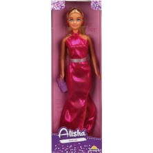 Dekofon 3394 Sun-Rst-Sıs-Minik Alisha Gece Elbiseli Bebek Set 2ASORTILI - Sunman