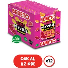 Bebeto Lovely Fruit 80 Gr. Jelly | 12'li Paket