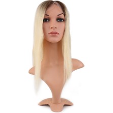 Sb Shopping Ön Kısmı Ekstra Tül Kahverengi / Beyaz Platin Ombreli Baby Taban Tepelik / 13X14CM