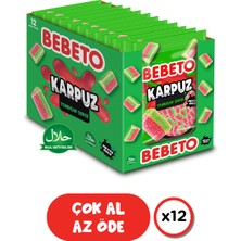 Bebeto Karpuz 80 Gr. Jelly | 12'li Paket