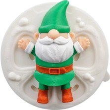 Dekofon Eco Lounge Hareketli Yılbaşı Cücesi – Oynar Kollu Ayaklı Kar Süsü 3D Baskı