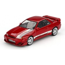 BYZM Mini Gt 1/64 Nissan Skyline Gt R R32 Veilside Combat Red