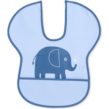 Messy Duck Yarım Kollu Poli Mama Önlük - Fil