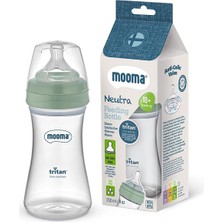 Mooma Neutra Tritan Biberon 250 ml 18+ Ay Hızlı Akış Çağla Yeşili