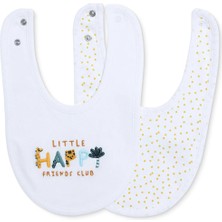 Messy Duck Nakışlı Penye Mama Önlük 2'li - Happy