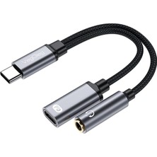 Hype Store Veggieg Type-C To 3.5mm Kulaklık ve Type-C Şarj Dönüştürücü Adaptör