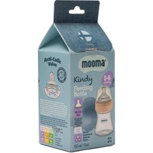 Mooma Kindy Biberon 150 ml 0-6 Ay Yavaş Akış Gül Kurusu
