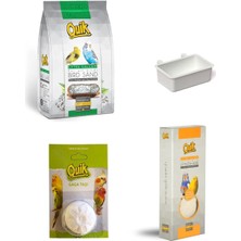 Hype Store Quik Kalamar Kemiği + Gaga Taşı + Kuş Kumu + Kumluk