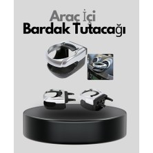 Araç İçi Bardaklık Oto İçecek Tutacağı - Klima Menfezine Takılan Bardaklık
