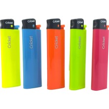 Hype Store Cricket Renkli Orjinal Boy - Original Taşlı Çakmak 5'li Set