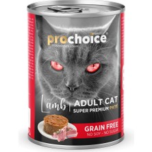 Hype Store Prochoice Yetişkin Kediler Için, Tahılsız, Kuzu Etli Ezme, 400 G x 12 Adet