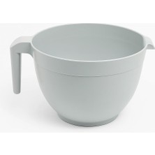 Hype Store Karıştırma Kabı, 3 Litre Hacimli, Saplı Çırpma Kasesi, Gri