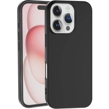 Hype Store Zore Apple ile Uyumlu iPhone 16 Pro Kılıf Zore Lsr Lansman Kapak Siyah