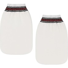 Hype Store 2'lü Geleneksel Hamam Kesesi – Kalın Krepe Kumaş – Lastikli Exfoliating – Cilt Arındırıcı & Peeling