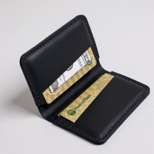 Luvo El Yapımı Hakiki Deri Kartlık Italyan Dikiş Premium Hakiki Crazy Deri Kompakt Kartlık