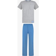 Penti Erkek Stone Calm Kısa Kollu Pijama Takımı