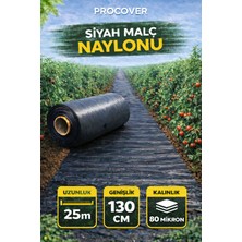 Procover Çilek Naylonu , 25 mt  , Genişlik 130 cm ,  80 Mikron Malç Naylonu