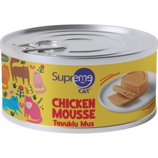 Hype Store Supreme Cat Tavuklu Püre 85GR 24'lü Islak Mama