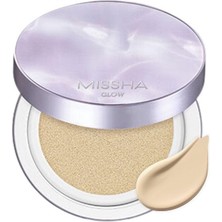Hype Store Mıssha Yoğun Kapatıcı, Nemli ve Parlak Bitişli Cushion Glow Layering Fit Cushion No.17 Ivory SPF50+/
