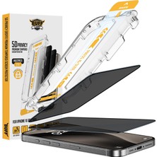 Hype Store Labs iPhone 16 Serisi ile Uyumlu 5d Easyfit 2 Adet Kolay Uygulama Aparatlı Ekran Koruyucu Temperli C