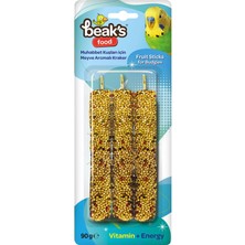 Hype Store Beak's Kuşlar Için Ek Besinler, Blister, Meyveli Muhabbet Krakeri, 3 Ad x 10 Adet