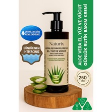 Naturix Günlük Bakım Kremi Doğal Aloe Vera Özlü 250 ml