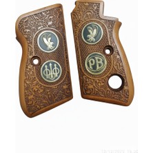 Beretta Mod 70 Ahşap Lazer Işlemeli Logolu Kabza