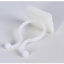 Hype Store 10 Adet Bitki Klipsi Sarmaşık Çiçek Tutucu Duvar Tutturma Aparatı Yapışkanlı Tutucu