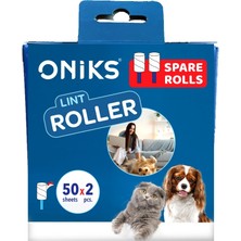 Hype Store Mio Oniks Tüy Toplama Yedek Rulu, 50 Yaprak x 2 Adet x 15 Adet