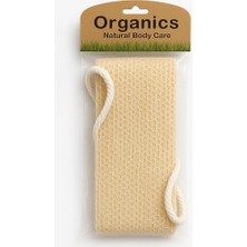 Hype Store Organics Doğal Banyo Kesesi, Sırt Kesesi, 40X10 Cm, Bej