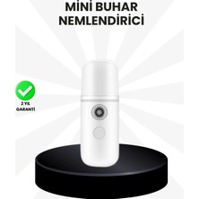 Nevamel Kablosuz Şarjlı Mini Buhar Nemlendirici – Cilt ve Ortam Için Taşınabilir Akıllı Cihaz