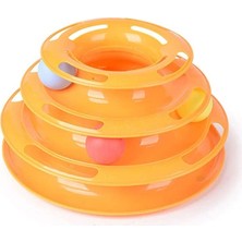 Hype Store Toplu Yuvarlak Kedi Oyuncağı 24 x 13 cm - Turuncu