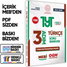 2025 Tyt Mebi-Ogm 3 Adım Türkçe Soru Bankası Renkli A4 Boyut Video Çözüm (Karakutu Katkılarıyla)