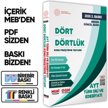 Karakutu Yayınları 2026 YKS-AYT MEBİ-OGM Dört Dörtlük Türk Dili Edebiyatı Pekiştirme Testi Soru Bankası BASKI ÜCRETİ