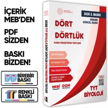 Karakutu Yayınları 2026 YKS-TYT MEBİ-OGM Dört Dörtlük Biyoloji Pekiştirme Testleri Soru Bankası BASKI ÜCRETİ