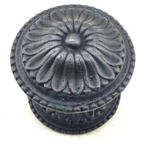 MiraLive Antika Tarz Dekoratif Pirinç Papatya Kapı Babası - 73MM, Oksit