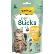 Hype Store Gimcat Mini Sticks Kedi Otlu&tavuklu Ödül Çubukları 50GR