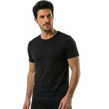 Öts Erkek T-Shirt O Yaka Modal (%47 Modal - %47 Pamuk - %6 Elastan)