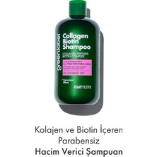 Green Label Kolajen ve Biotin Parabensiz Tuzsuz Sülfatsız Hacim Verici Şampuan 400ML
