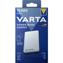 Varta 15000 mAh Taşınabilir Şarj Cihazı - Energy Hızlı Şarj Teknolojisi ile 3 Cihazı Aynı Anda Şarj Eder