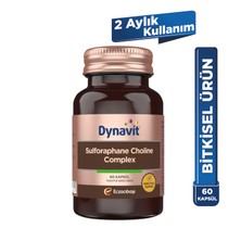Dynavit Sulforafan Kolin Kompleks 60 Kapsül - Kolin, Brokoli, Deve Dikeni, Enginar – Karaciğer Sağlığı